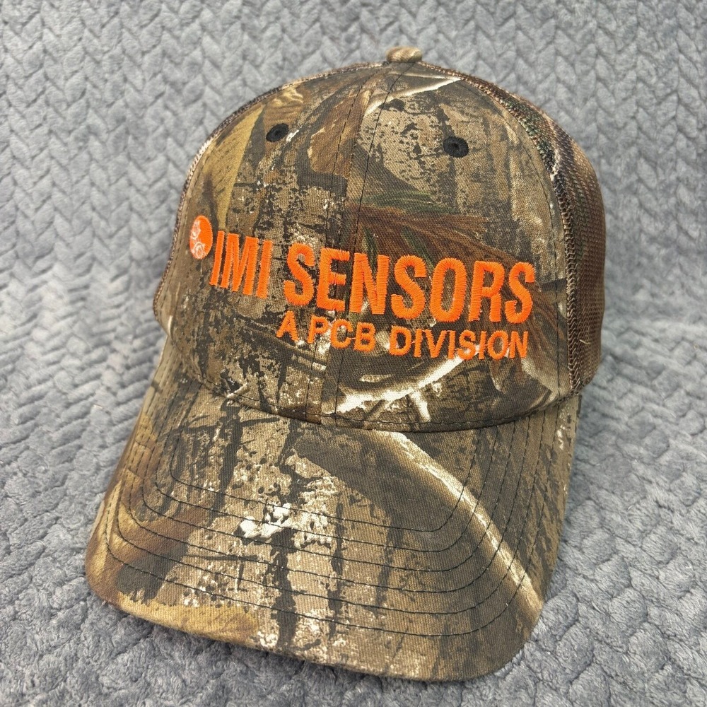 Cap America IMI Sensors Camo Trucker Hat Snapback Mesh Back Hunting Cap